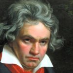 Pintura do compositor alemão Ludwig van Beethoven (1770 – 1827).