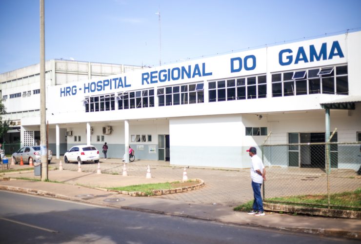 fachada do Hospital Regional do Gama